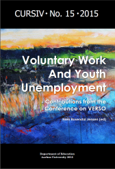 Billede af forside af CURSIV 14 Voluntary Work and Youth Unemployment - Contributions from the Conference on VERSO eller Frivilligt arbejde og Ungdomsarbejdsløshed. Bidrag fra Konferencen om VERSO oktober 2013 